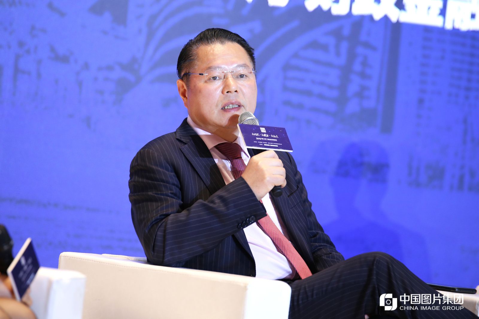 月星集团董事局主席丁佐宏发言.