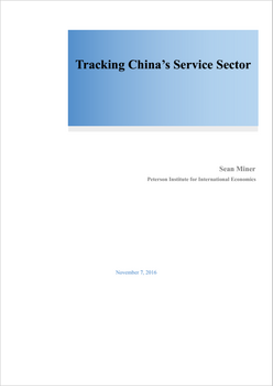 Tracking China's Service Sector