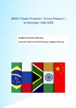 BRICS Bank Promotes “Green Finance”, in Interplay with AIIB