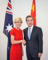 Chinese, Australian FMs call for strengthening of bilateral ties 