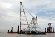 Third span of Bangladesh's largest Padma bridge installed
