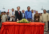 Construction work on China-funded stadium in Cambodia in full swing