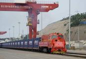 China-Kazakhstan logistics base in Lianyungang dispatches 2,968 cross-border freight trains