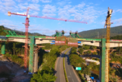 Sections of Guanping Bridge joined, pushing forward China-Laos railway construction 