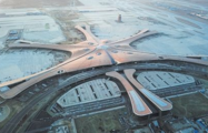 Beijing Daxing International Airport under flight check 