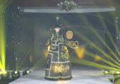 Traditional Chinese dresses displayed during fashion show in Mongolia
