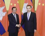 Chinese premier pledges to promote ties with Cambodia to new high