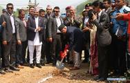 Chinese company starts laying optical fibers to help build "Digital Nepal" 