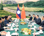 China's top political advisor meets Lao National Assembly president 