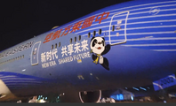 Airplane painted in theme for China International Import Expo enchants Sri Lankans