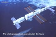 GLOBALink | China's Shenzhou-12 docks with space station core module