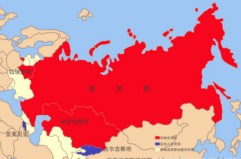 欧亚经济联盟版图