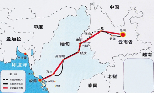 中缅油气管道
