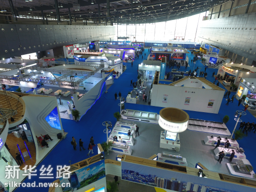 图为2016中国（长沙）国际轨道交通博览会现场
