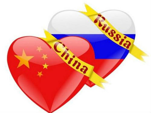 中俄关系PPT模板免费图片