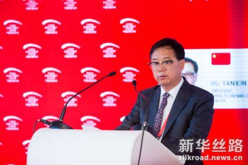 图为胡延新在2017中国投资论坛分论坛上发言