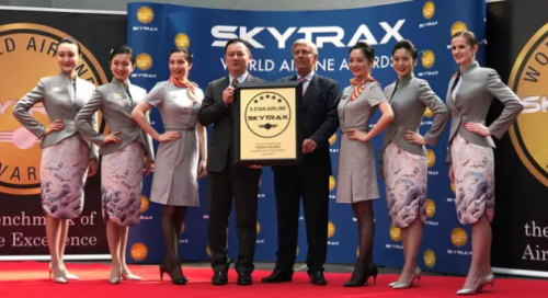 海南航空连续第七年获SKYTRAX全球五星航空公司
