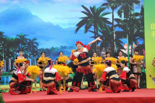 黎族人民载歌载舞庆丰收