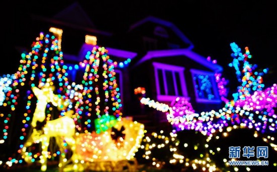 纽约布鲁克林&ldquo;圣诞小镇&rdquo;盛装迎圣诞7