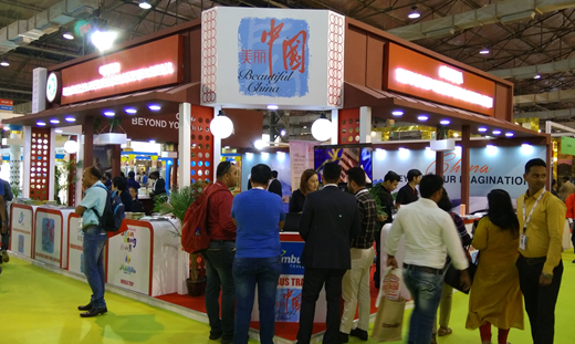 京沪高铁旅游推广联盟代表团参加印度出境旅游展