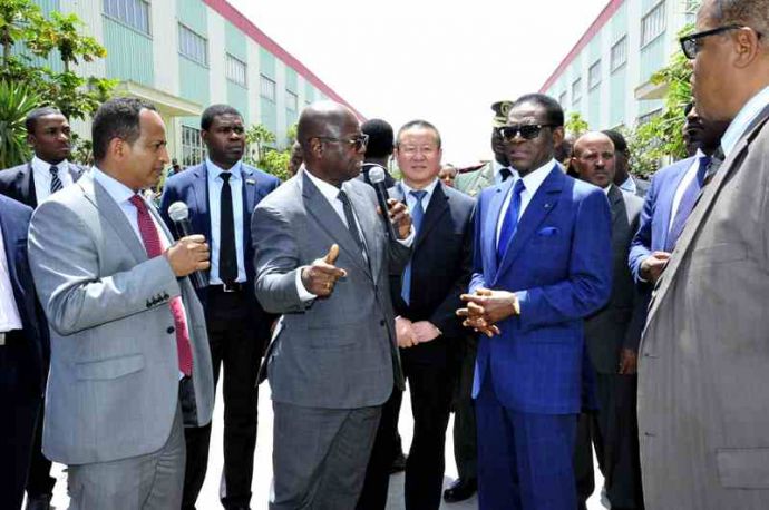 赤道几内亚总统参观埃塞东方工业园