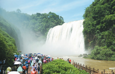 黄果树瀑布迎来丰水期