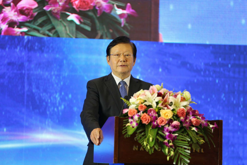 原全国工商联副主席 中国西部研究与发展促进会理事长程路发表主题演讲
