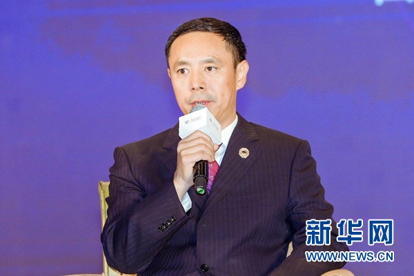 北汽集团党委常委、副总经理蒋自力发言