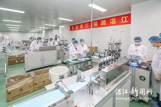 广东同德口罩工厂10天建成8日试产将向湛江供应平价口罩 新华丝路