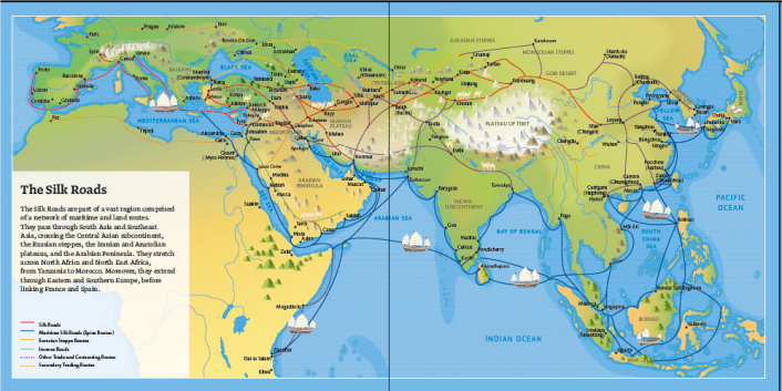 spread of buddhism silk road