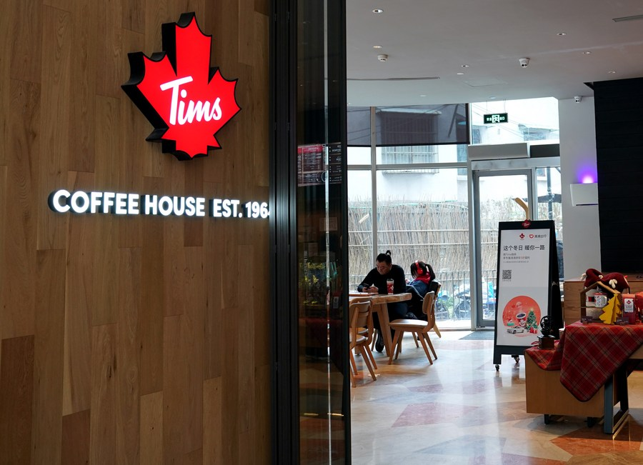 China's first Tim Hortons restaurant opens in Shanghai