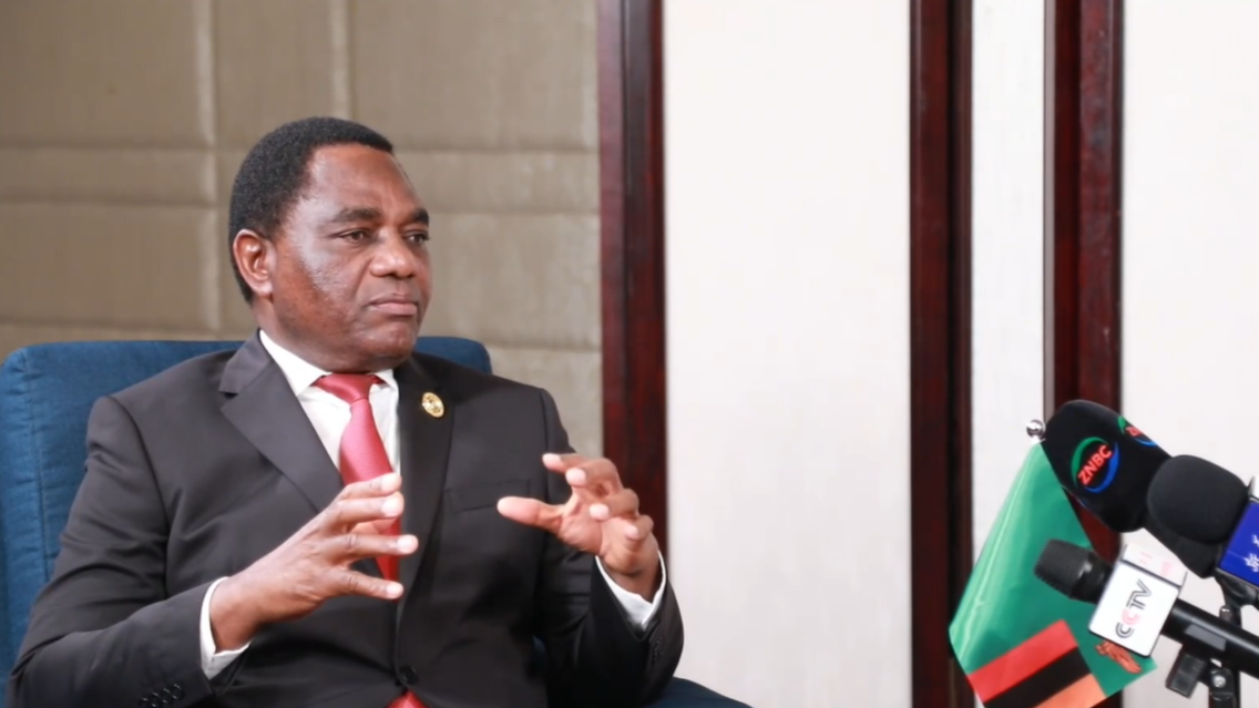 Interview: China-proposed partnership actions chart path for China-Africa cooperation -- Zambian president