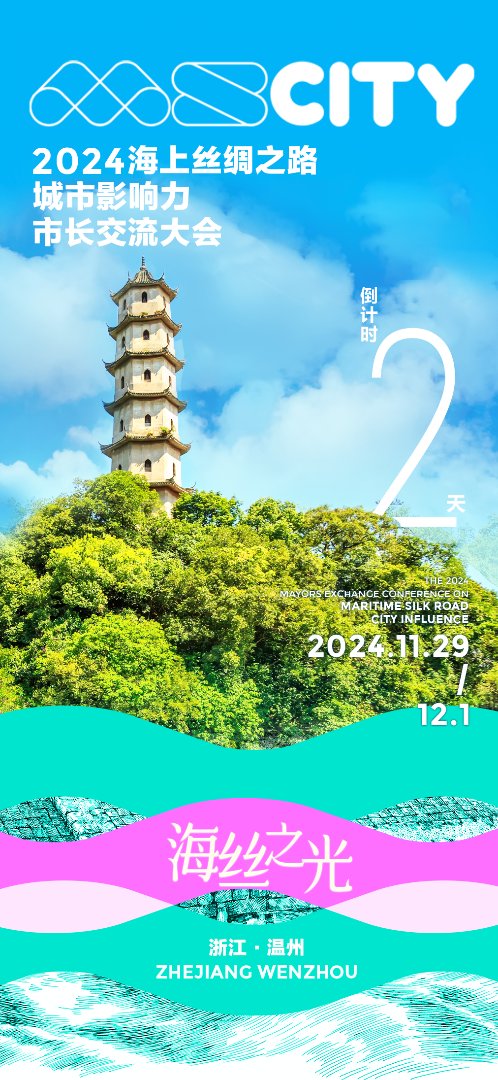 倒计时2天丨2024海上丝绸之路城市影响力市长交流大会将在浙江温州举办