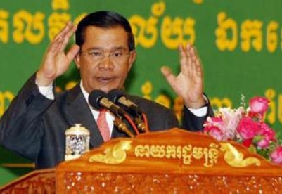柬埔寨总理洪森打响选举争夺战