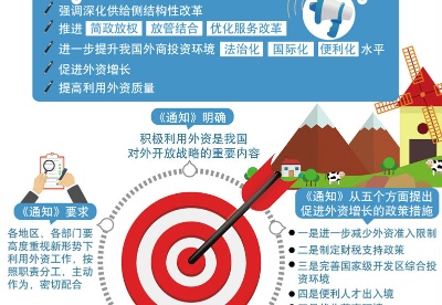 图表：国务院印发《关于促进外资增长 若干措施的通知》