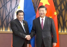 习近平会见菲律宾总统杜特尔特 
