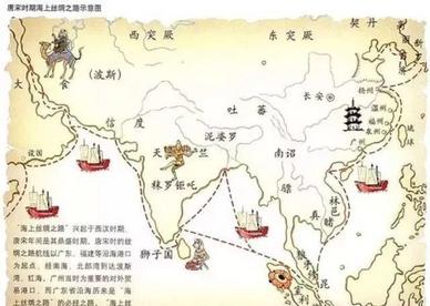 古代海上丝绸之路线路图是什么？