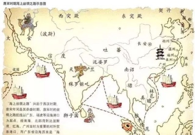 古代海上丝绸之路线路图是什么？