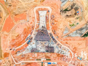 湛江机场迁建项目航站楼轮廓初现