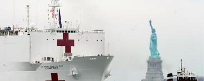 美国海军的人道主义援助