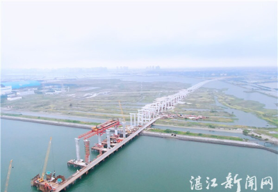 湛江调顺跨海大桥建设按下“加速键”