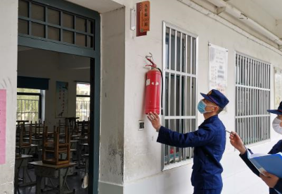 安徽泗县：消防安全大检查   筑牢校园“防火墙”