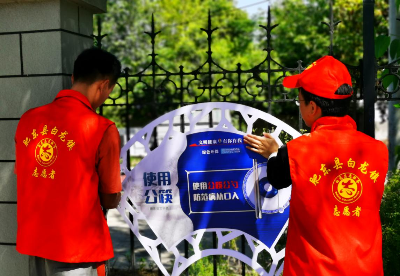 安徽肥东：开展文明实践   倡导公筷活动