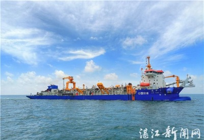 湛江港40万吨级航道建设有序推进