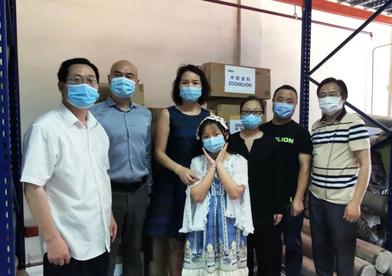 中联重科海湾分公司联合阿联酋湖南商会为迪拜侨界疫情防控物资应急储备中心捐赠防疫物资