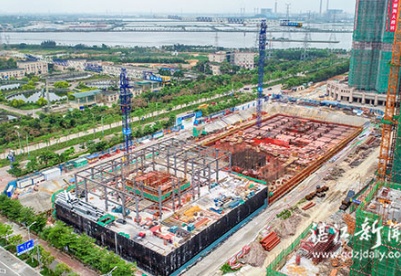 广东湛江公租房首次“搭积木”建造  3天一个结构层提前实现裙房封顶