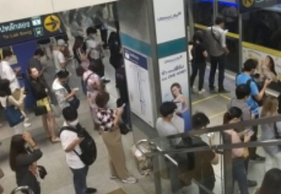 曼谷捷运客流迎峰值加重防疫难度