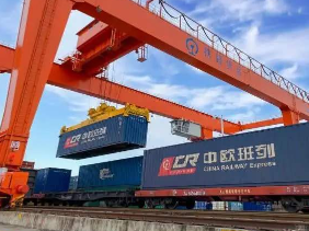 合肥中欧班列发送突破10000标准箱