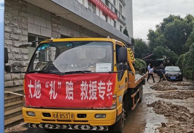 中国大地保险安徽分公司积极开展洪灾救援抢险