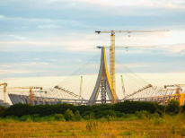 中国援柬国家新体育场建设工程已完成90%